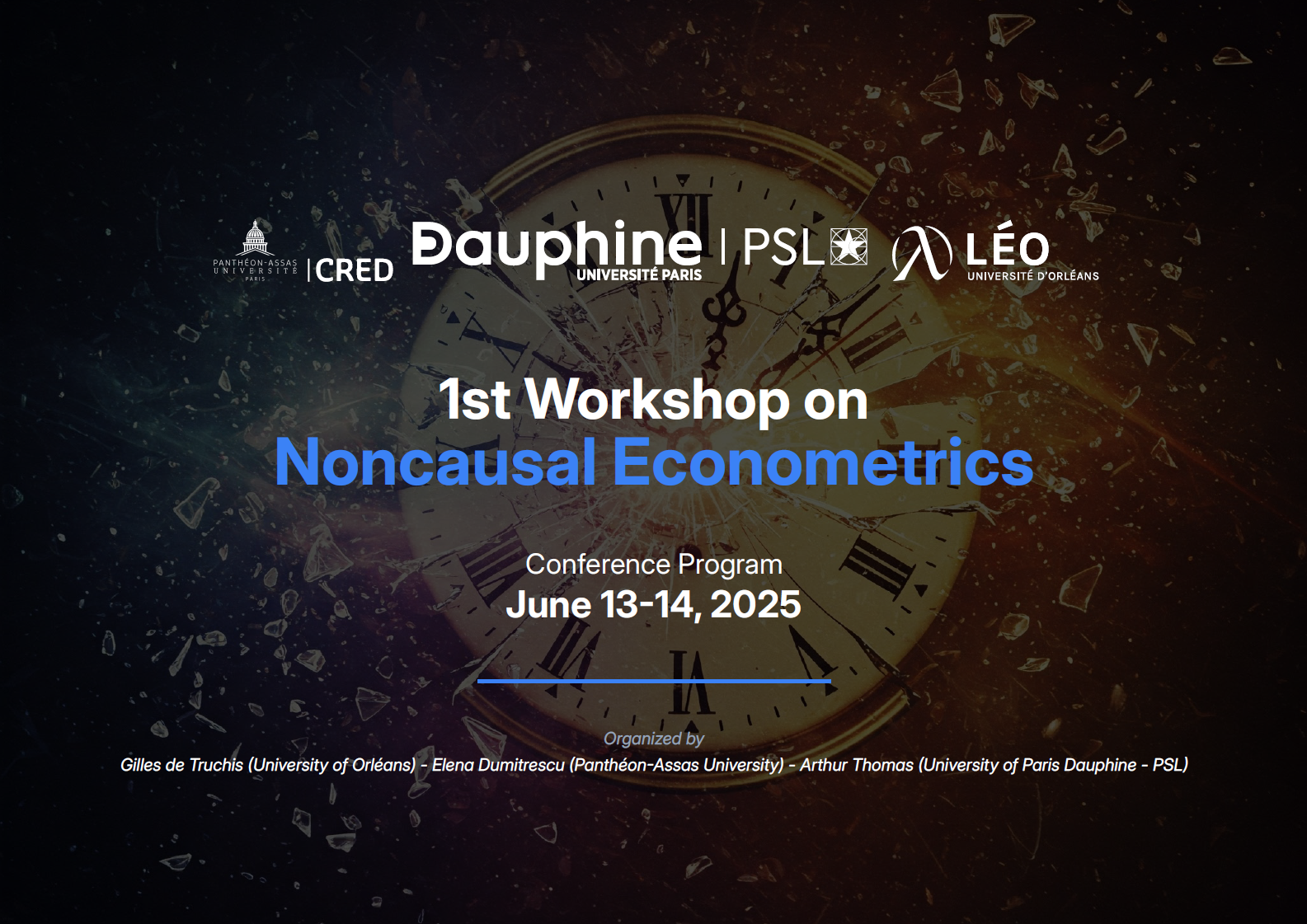 1st Workshop on non-causal econometrics
